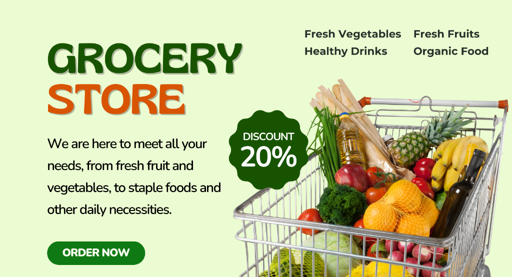 Grocery Store - Fresh vegetables and fruits