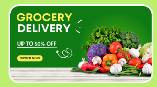 Grocery Delivery - Up to 50% Off